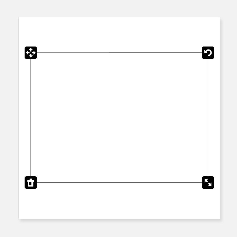 Motivfeld Poster 20x20 cm