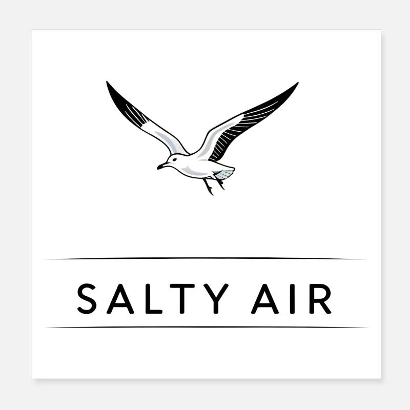 Air salin Poster 20 x 20 cm