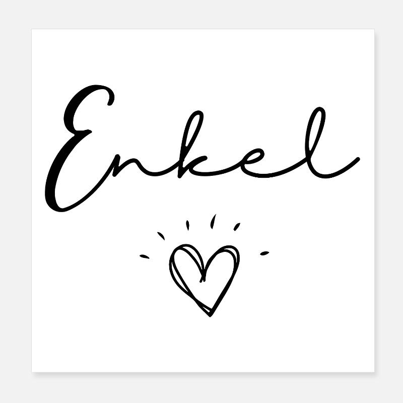 Enkel Poster 20 x 20 cm