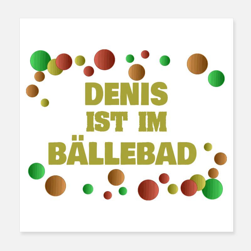 De als Baelle Poster 20x20 cm