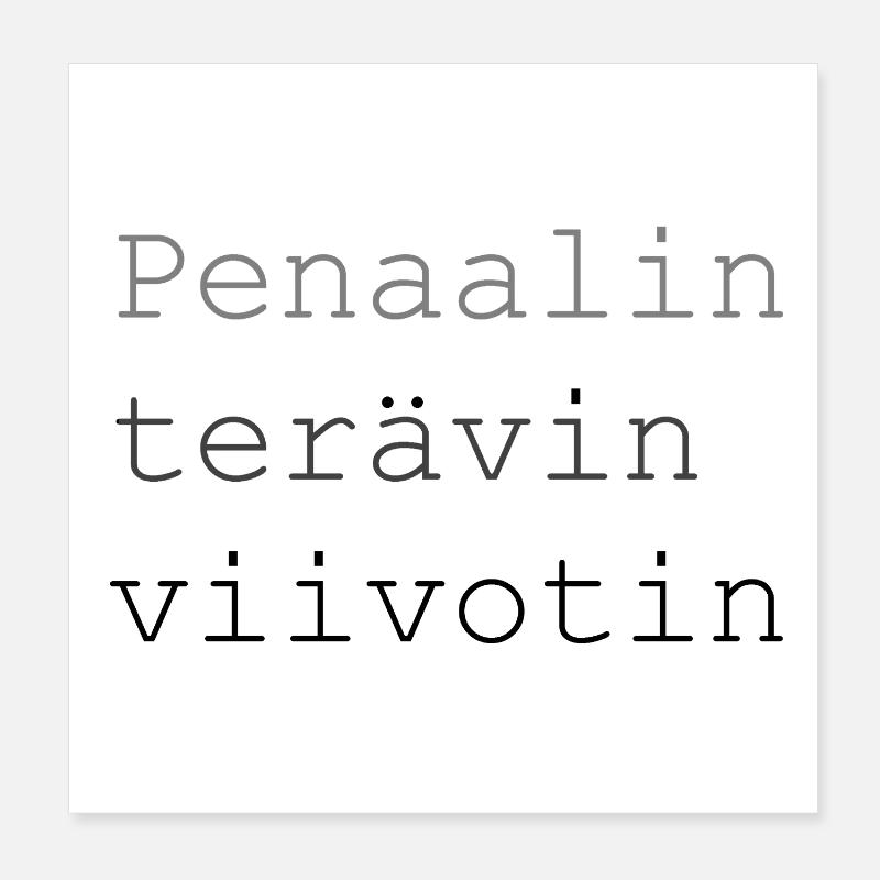 Sharpest Poster 20 x 20 cm