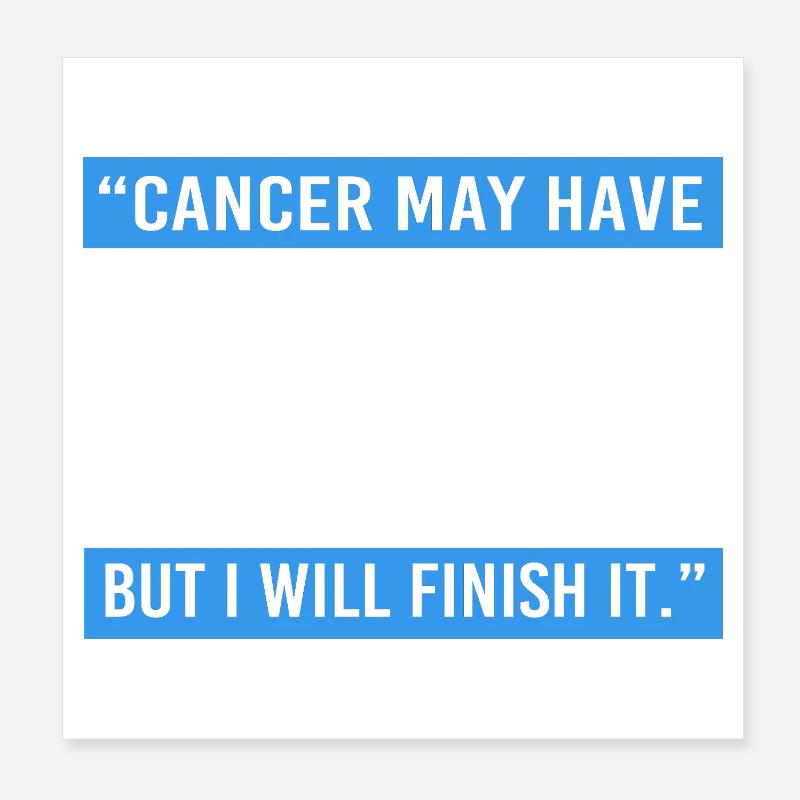 Darm Krebs Dickdarm Poster 20x20 cm