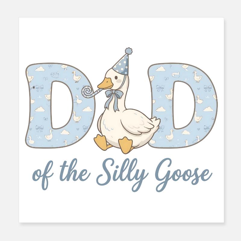 Dadd der Dummen Gans Poster 20x20 cm