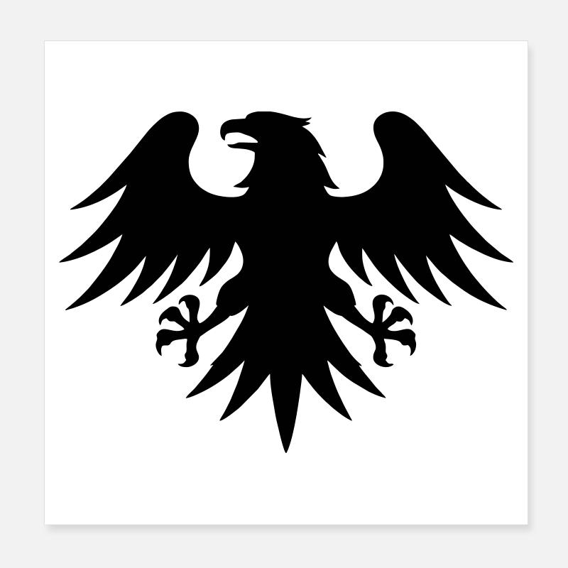 Adler Allemagne Poster 20 x 20 cm