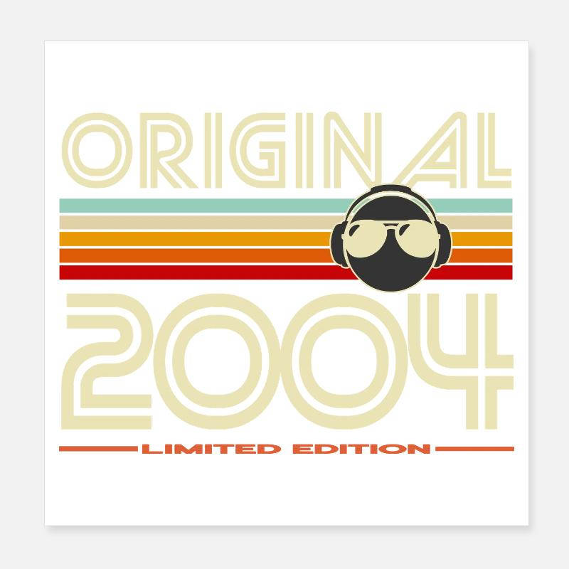 Original 2004 Limited Edition Poster 8" x 8" (20x20 cm)