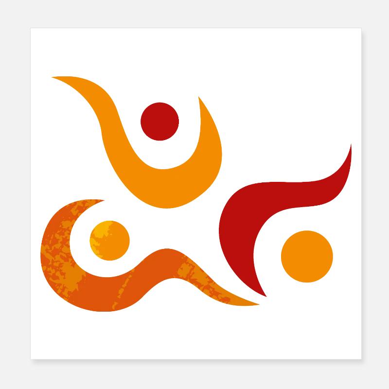 yoga-design_34 Poster 20x20 cm