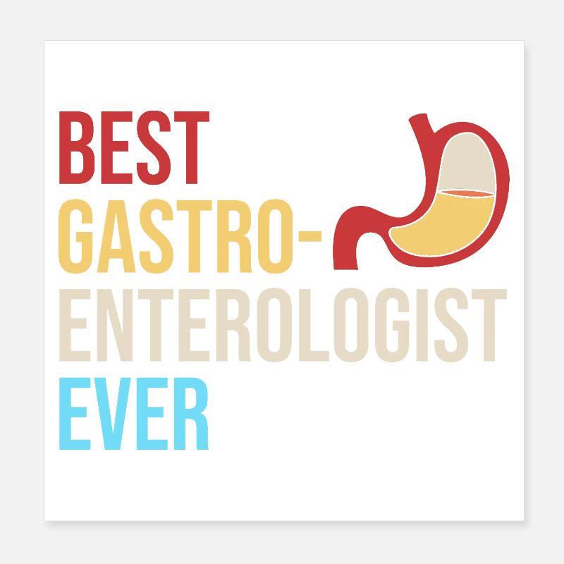Gastroenterologie Poster 20x20 cm