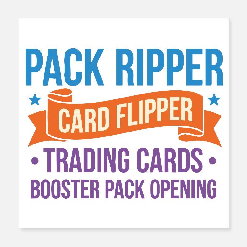 Booster de cartes à collectionner Pack Ripper Card Flipper Poster 20 x 20 cm
