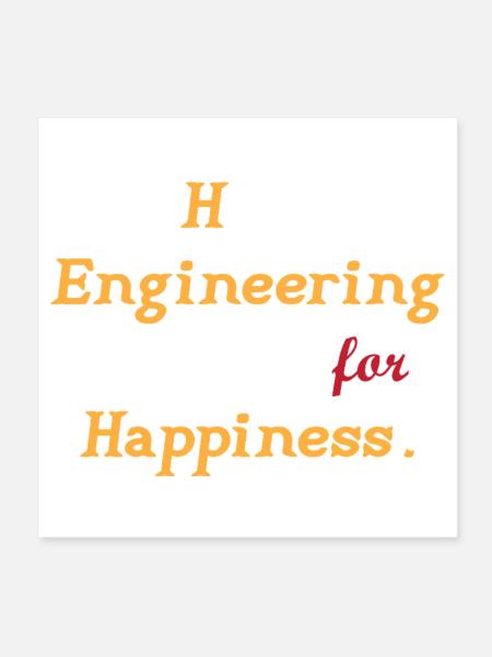 Ingenieur Student - Poster 20x20 cm - Weiß - Vorne