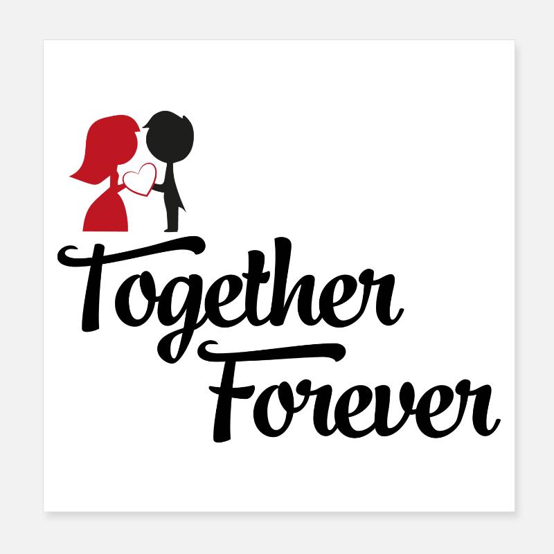 couple de mariage Poster 20 x 20 cm