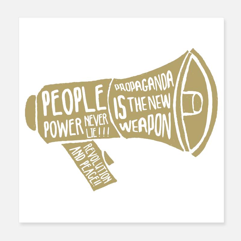 Propagande! Poster 20 x 20 cm