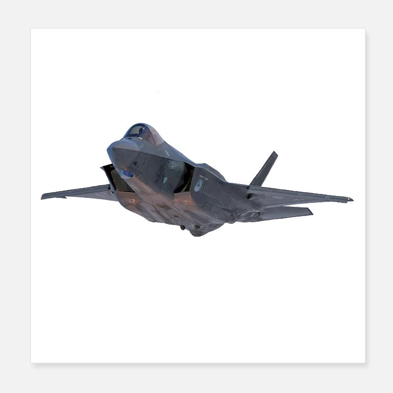 F-35 Poster 20x20 cm