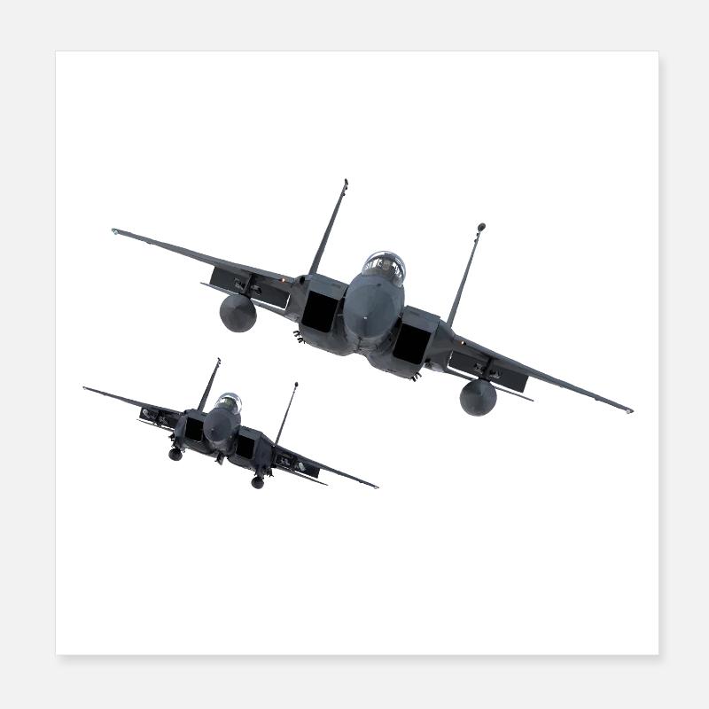 F-15 Poster 20 x 20 cm