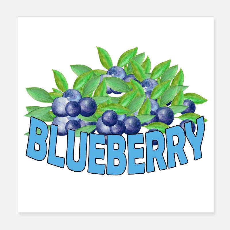 MYRTILLE Poster 20 x 20 cm