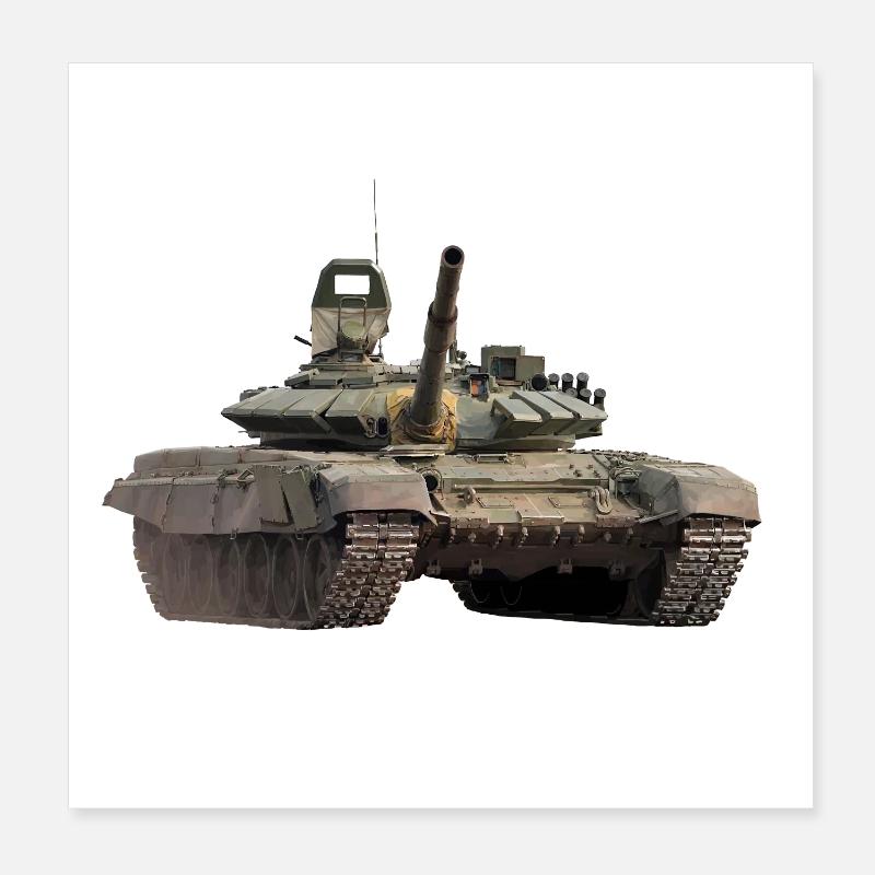 T-72 Poster 8" x 8" (20x20 cm)
