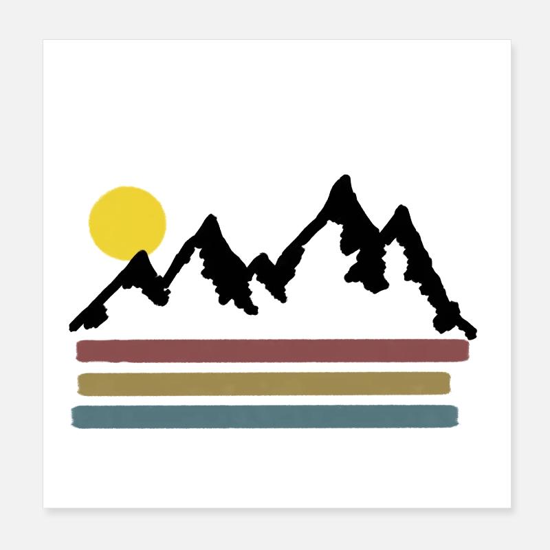 Explore and discover Poster 8" x 8" (20x20 cm)