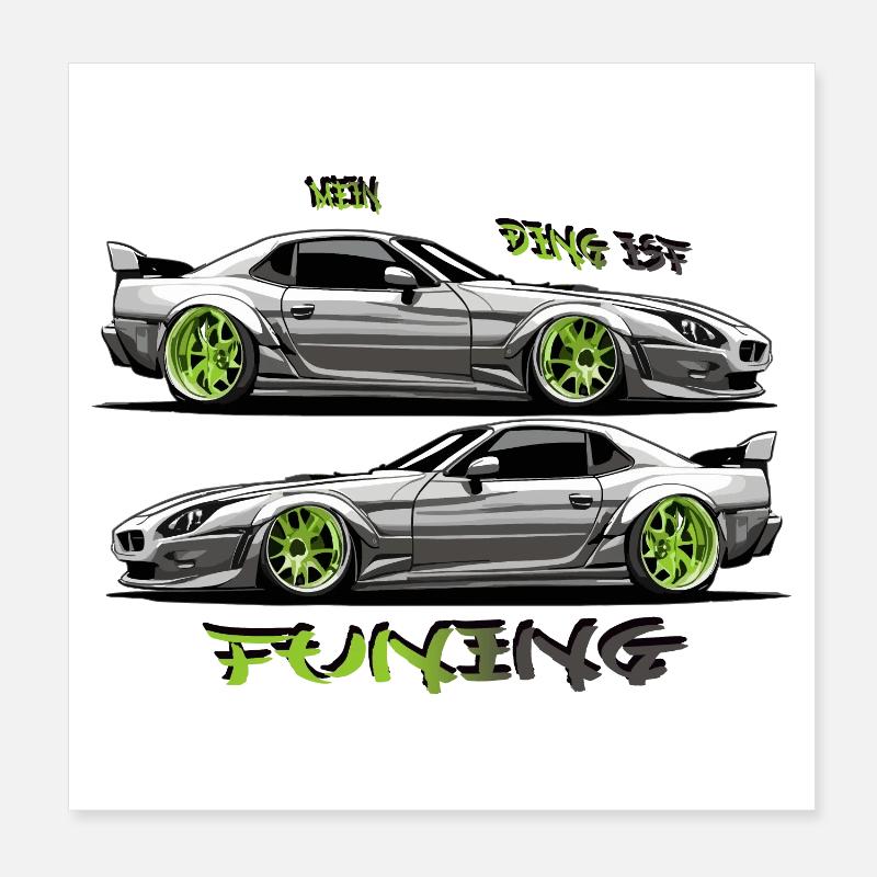 My thing is tuning Poster 8" x 8" (20x20 cm)