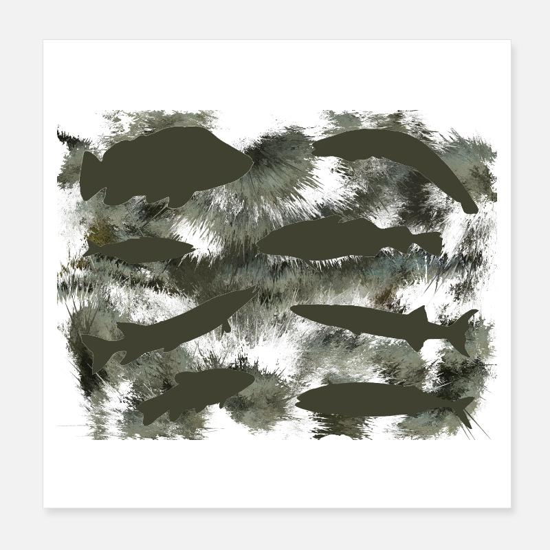 Pisces Poster 8" x 8" (20x20 cm)