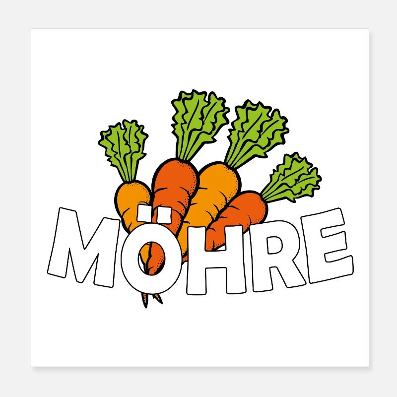 MÖHRE Poster 20x20 cm