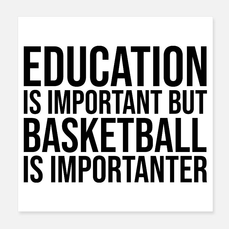 Basketball Poster 20x20 cm