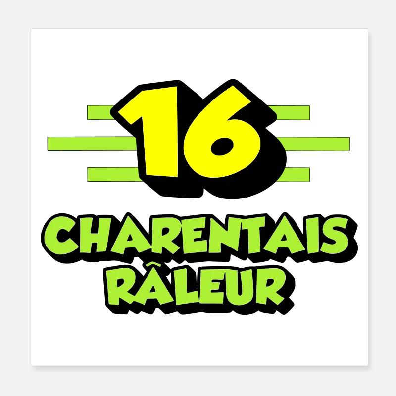 Charentais râleur Poster 20 x 20 cm