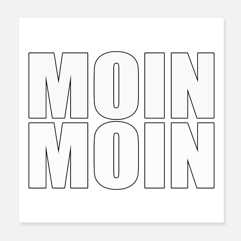 LUNE LUNAIRE Poster 20 x 20 cm