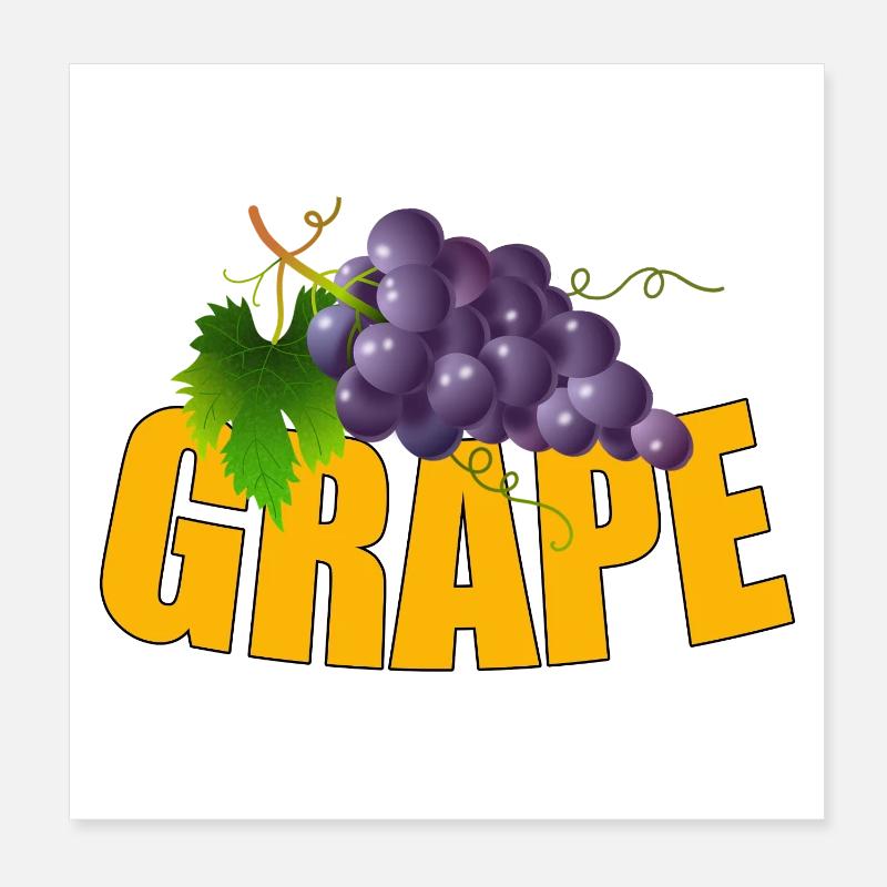 GRAPE Poster 20x20 cm
