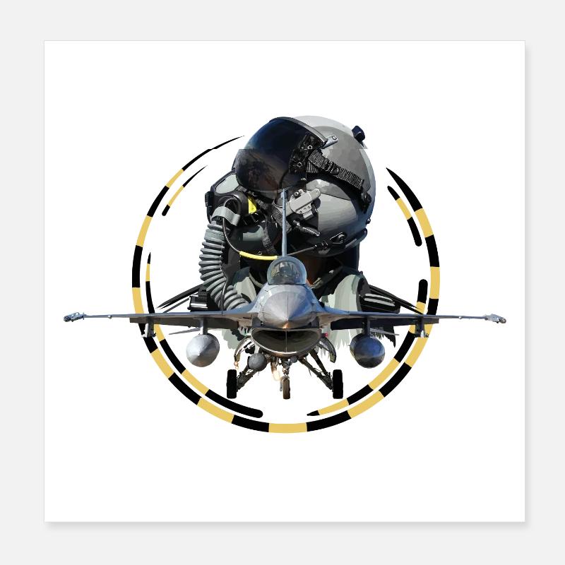 Pilote Poster 20 x 20 cm