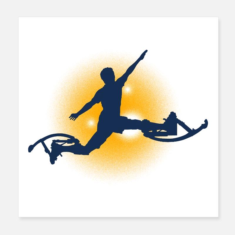 Boking Silhouette Poster 20 x 20 cm