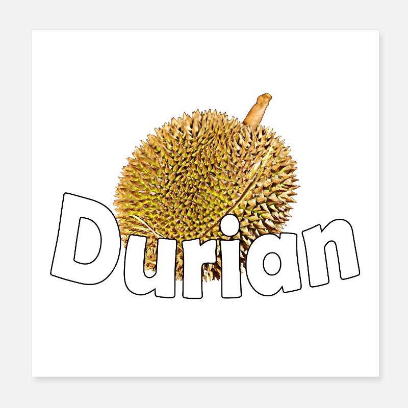 durian Poster 20 x 20 cm