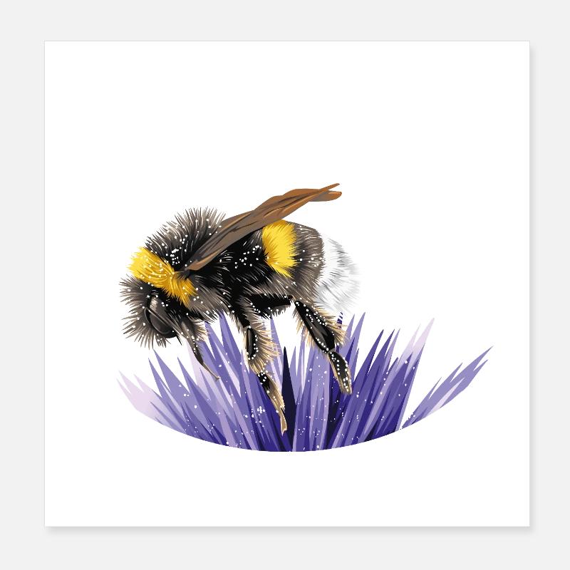 bourdon Poster 20 x 20 cm