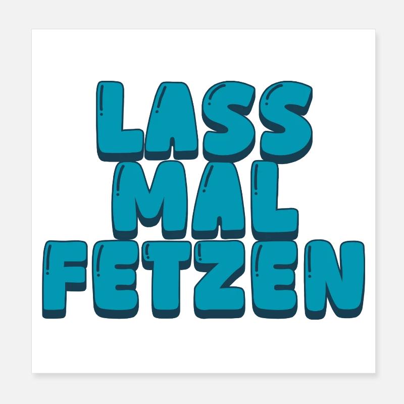 3. Laisse-la déchirer Poster 20 x 20 cm