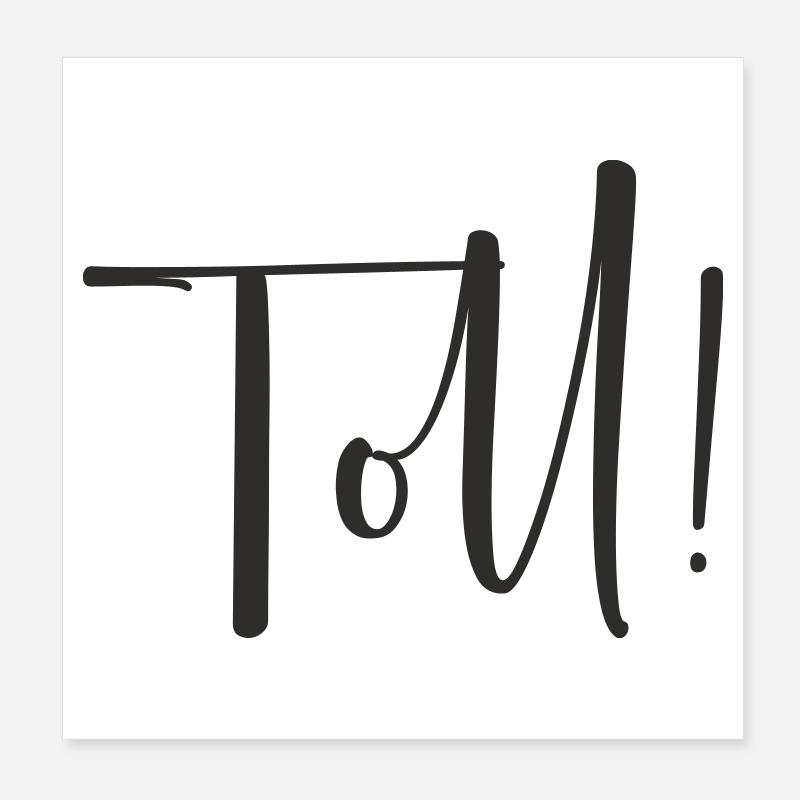 Toll – Calligraphy Textdesign Poster 20x20 cm