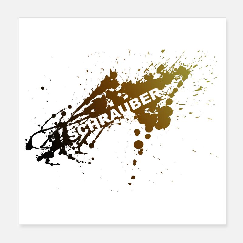 SCREWDRIVER Poster 8" x 8" (20x20 cm)