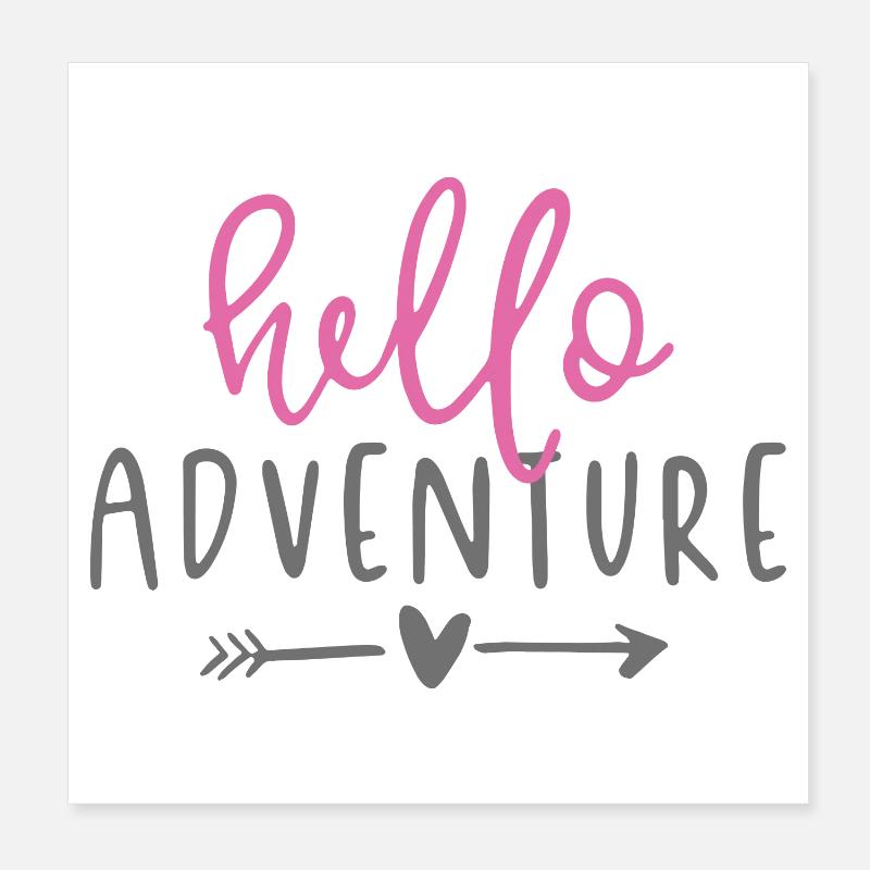 Design d'aventure  Poster 20 x 20 cm