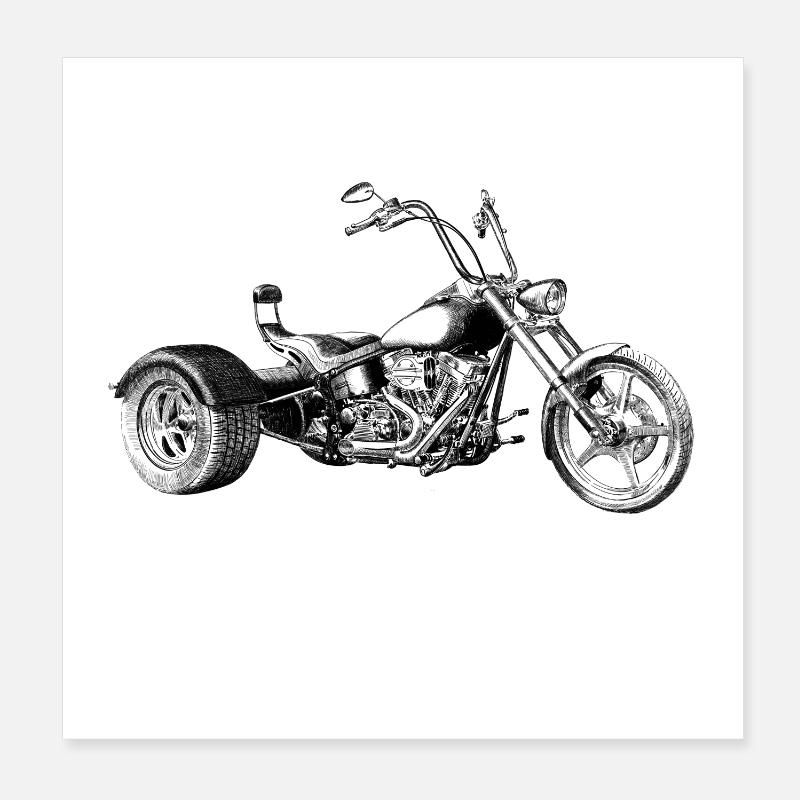 trike Poster 20 x 20 cm