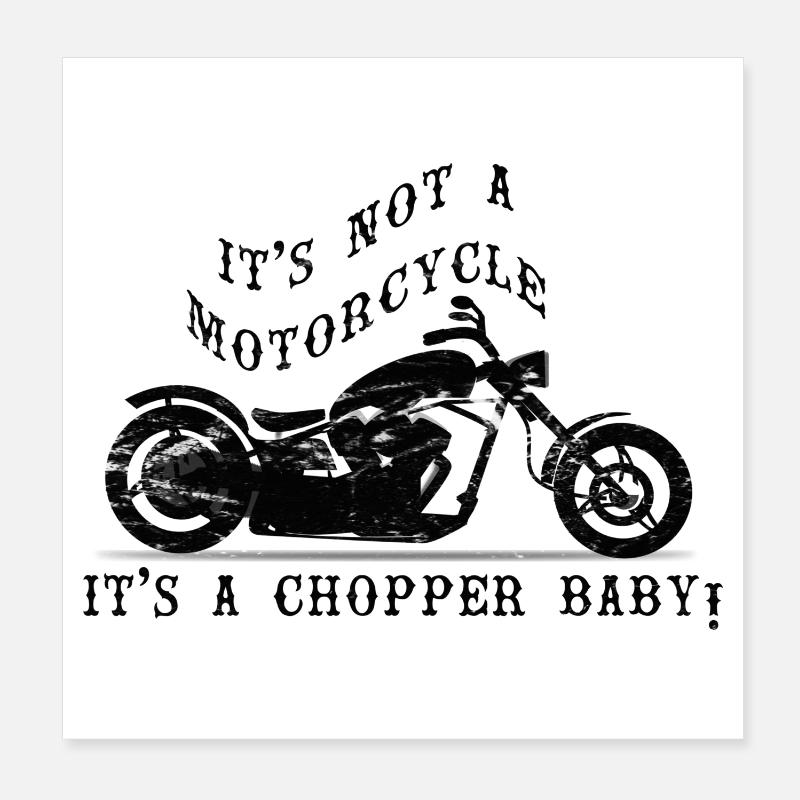 Zerhacker-Baby Poster 20x20 cm