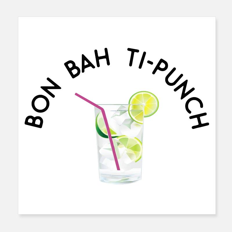 Well, Ti-punch Poster 8" x 8" (20x20 cm)