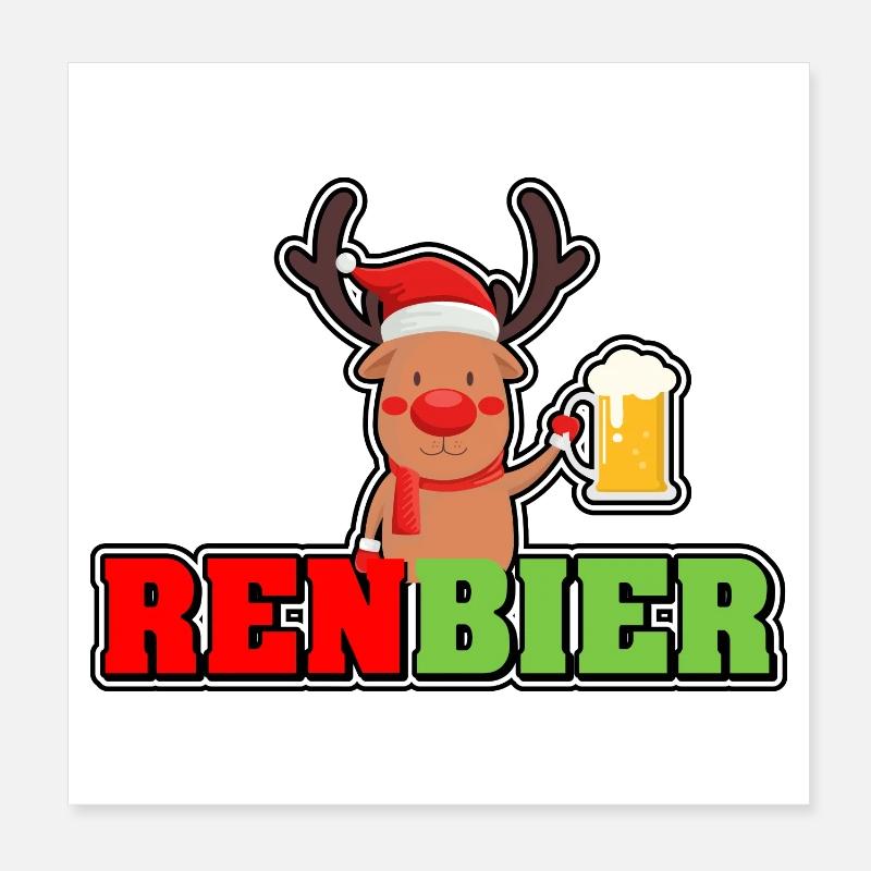 RenBier Poster 20 x 20 cm