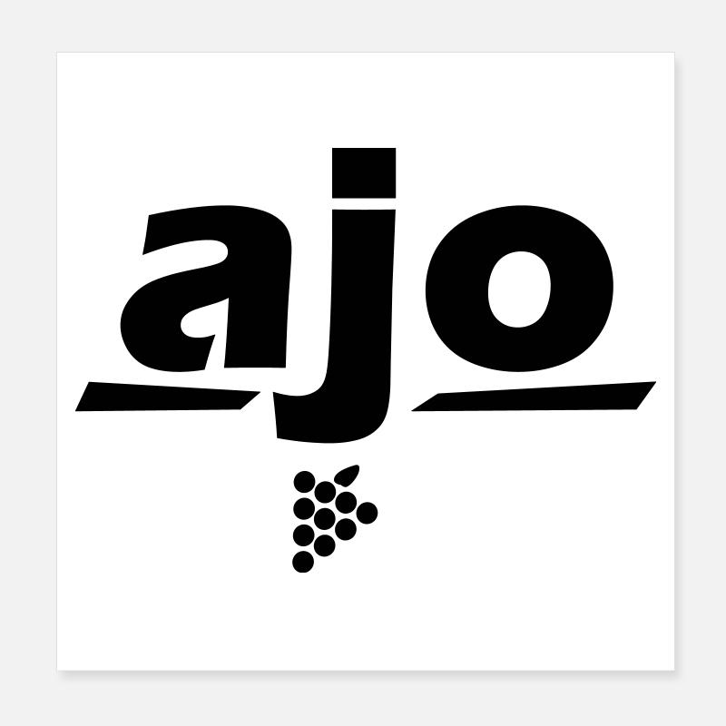 ajo alla Poster 20x20 cm