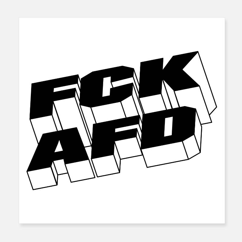 FCKAFD Poster 20x20 cm
