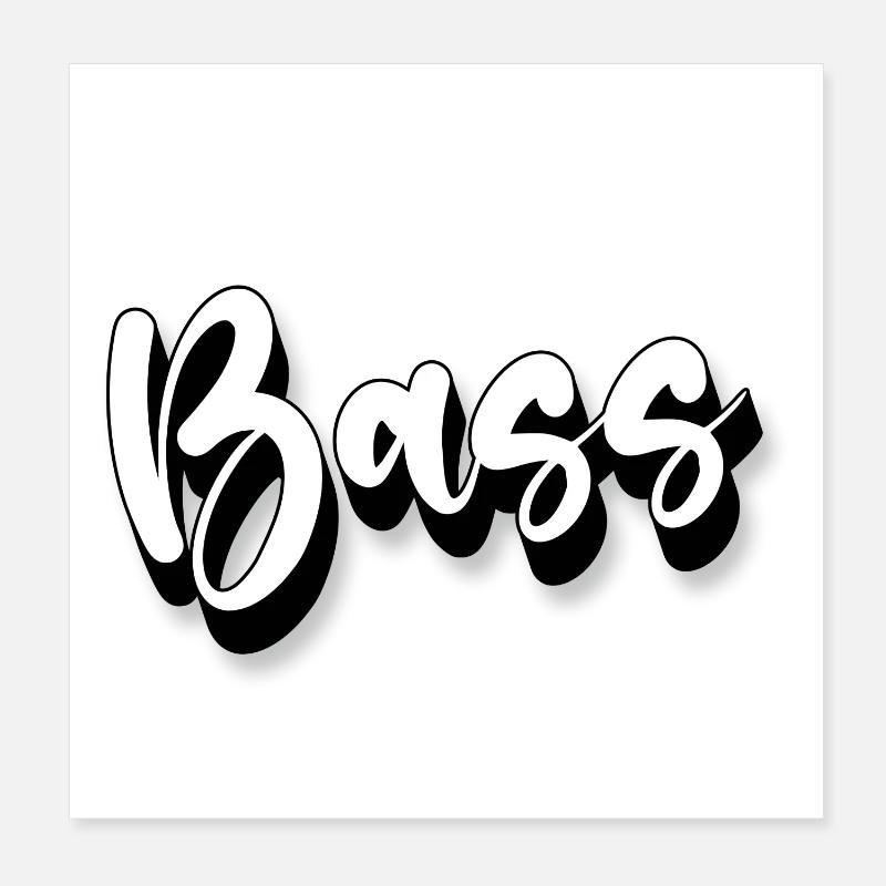 Basse Poster 20 x 20 cm