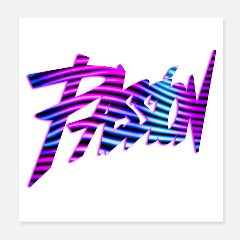 Passion Poster 20x20 cm