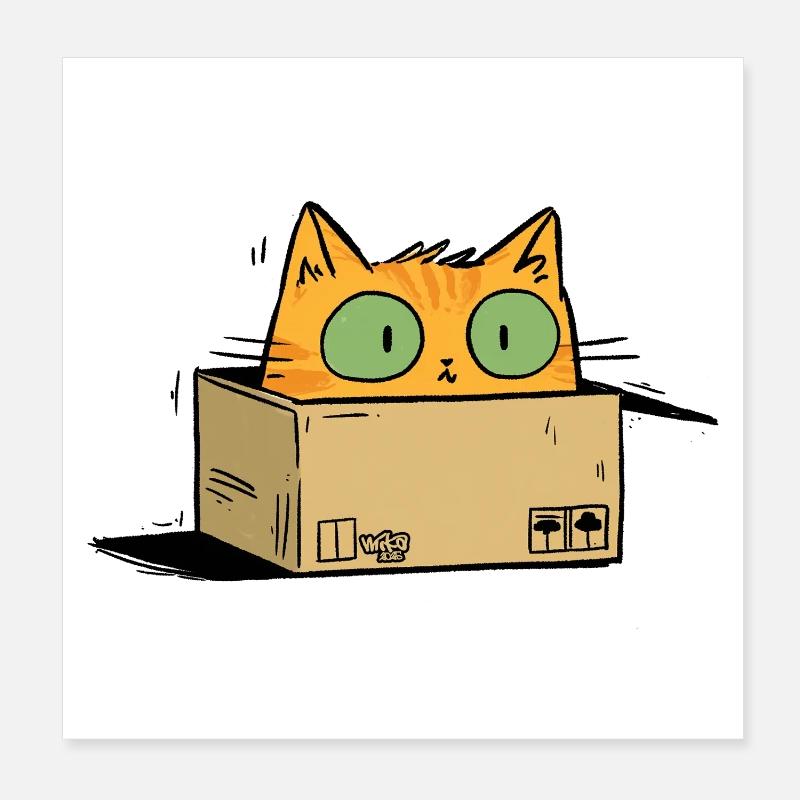 M. Schroedinger Poster 20 x 20 cm