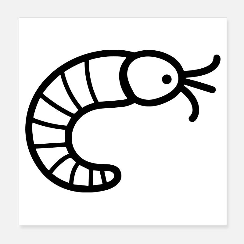 ver de terre Poster 20 x 20 cm