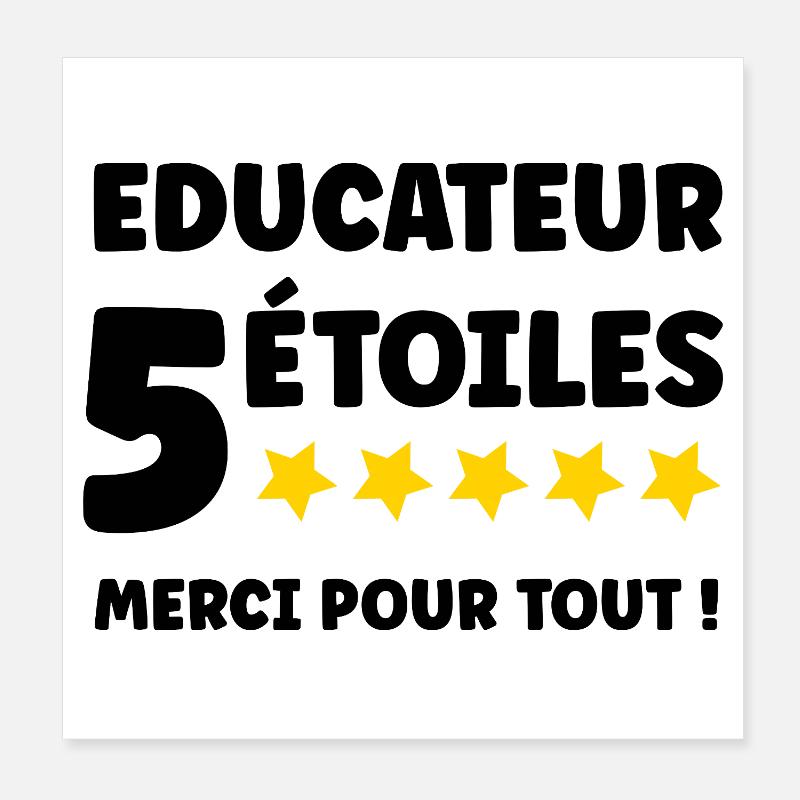 educator Poster 8" x 8" (20x20 cm)