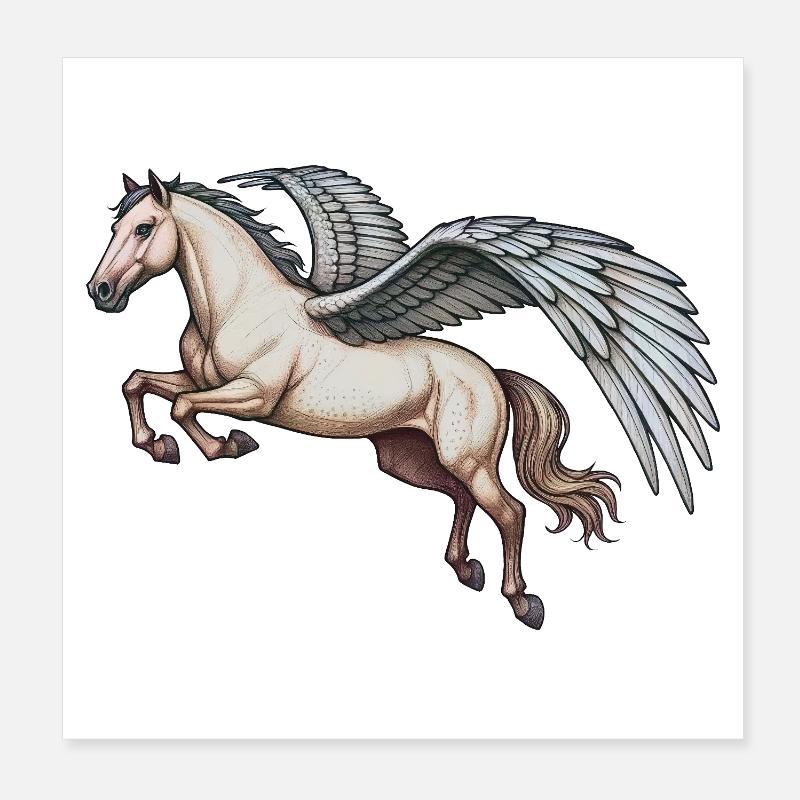 PEGASUS – Tiere Poster 20x20 cm