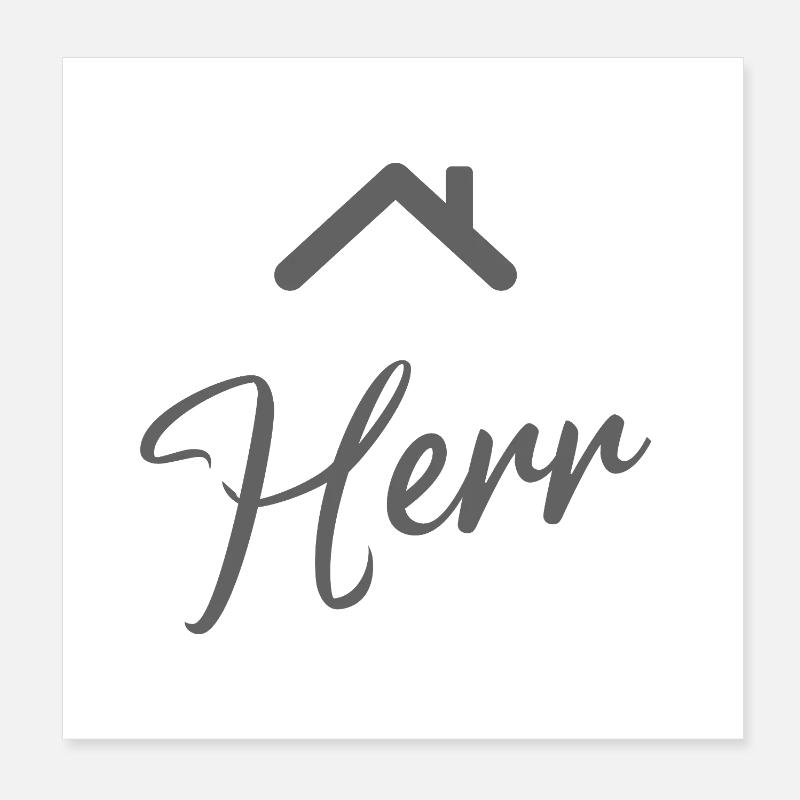 Emblème de l’icône BauHaus Poster 20 x 20 cm