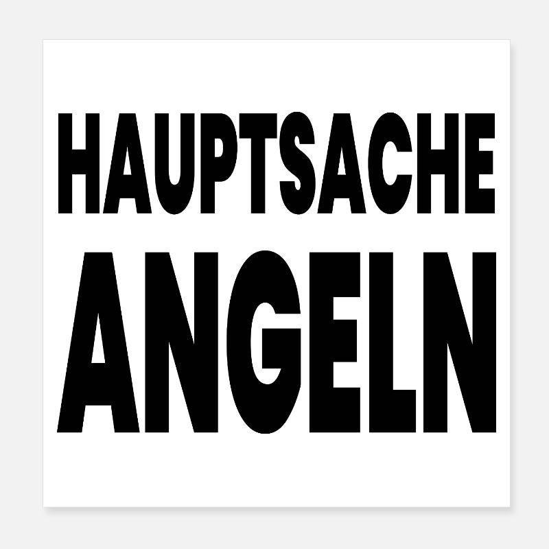 Angeln Poster 20x20 cm
