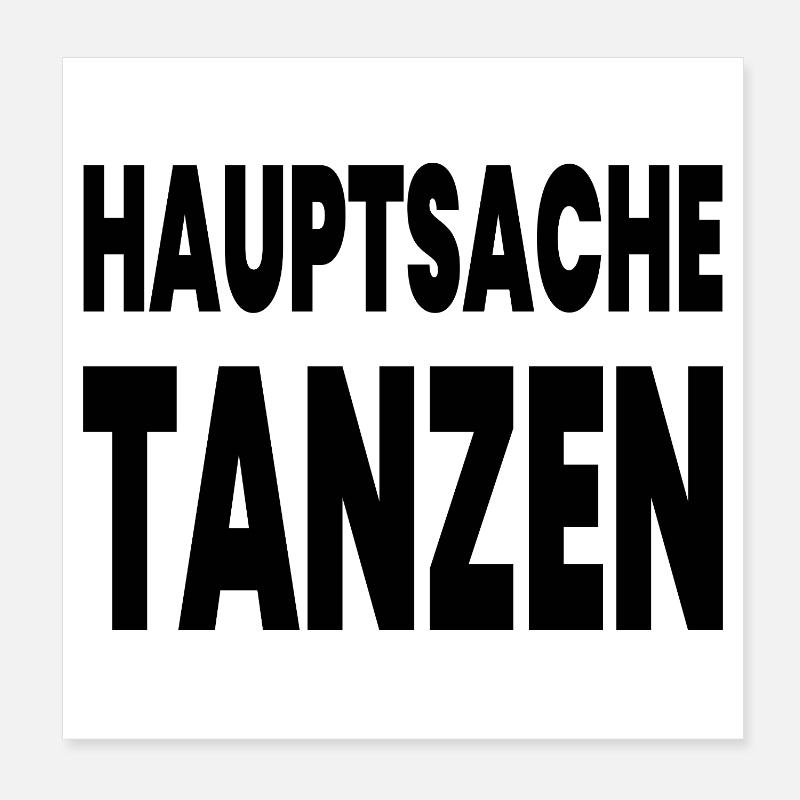 Danser Poster 20 x 20 cm